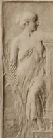 An illustration from The work of Emil Fuchs [electronic resource] : illustrating some of his representative paintings, sculpture, medals and studies. Issued on the occasion of an exhibition of his works under the auspices of Messrs. Cartier, February 7th to March 5th,1921. New York city (1921)