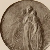 An illustration from The work of Emil Fuchs [electronic resource] : illustrating some of his representative paintings, sculpture, medals and studies. Issued on the occasion of an exhibition of his works under the auspices of Messrs. Cartier, February 7th to March 5th,1921. New York city (1921)
