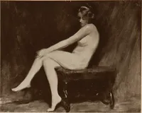 An illustration from The work of Emil Fuchs [electronic resource] : illustrating some of his representative paintings, sculpture, medals and studies. Issued on the occasion of an exhibition of his works under the auspices of Messrs. Cartier, February 7th to March 5th,1921. New York city (1921)