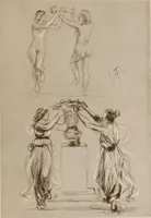 An illustration from The work of Emil Fuchs [electronic resource] : illustrating some of his representative paintings, sculpture, medals and studies. Issued on the occasion of an exhibition of his works under the auspices of Messrs. Cartier, February 7th to March 5th,1921. New York city (1921)