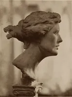 An illustration from The work of Emil Fuchs [electronic resource] : illustrating some of his representative paintings, sculpture, medals and studies. Issued on the occasion of an exhibition of his works under the auspices of Messrs. Cartier, February 7th to March 5th,1921. New York city (1921)