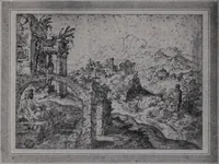 Picture 21 of 72 from Illustrated catalogue of a miscellaneous selection of rare engravings, etchings and original drawings of many schools and periods [electronic resource] : from the portfolios of R. Ederheimer Print-Cabinet (1915), leaf 31