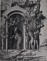 An illustration from Illustrated catalogue of a miscellaneous selection of rare engravings, etchings and original drawings of many schools and periods [electronic resource] : from the portfolios of R. Ederheimer Print-Cabinet (1915)