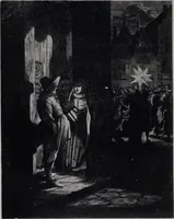 An illustration from Illustrated catalogue of a miscellaneous selection of rare engravings, etchings and original drawings of many schools and periods [electronic resource] : from the portfolios of R. Ederheimer Print-Cabinet (1915)