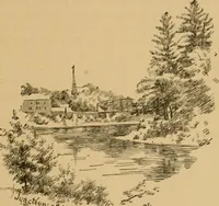 An illustration from Boating trips on New England rivers (1884)