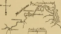 An illustration from Boating trips on New England rivers (1884)