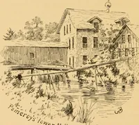 An illustration from Boating trips on New England rivers (1884)