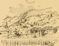 An illustration from Boating trips on New England rivers (1884)