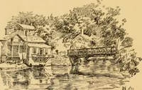 An illustration from Boating trips on New England rivers (1884)