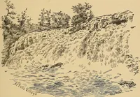 An illustration from Boating trips on New England rivers (1884)