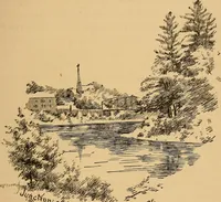 An illustration from Boating trips on New England rivers (1884)