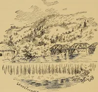 An illustration from Boating trips on New England rivers (1884)