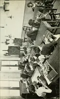 An illustration from Bobbins of Belgium; a book of Belgian lace, lace-workers, lace-schools and lace-villages (1920)