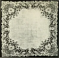 An illustration from Bobbins of Belgium; a book of Belgian lace, lace-workers, lace-schools and lace-villages (1920)