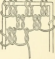 An illustration from Bobbins of Belgium; a book of Belgian lace, lace-workers, lace-schools and lace-villages (1920)