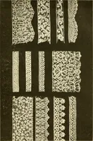 An illustration from Bobbins of Belgium; a book of Belgian lace, lace-workers, lace-schools and lace-villages (1920)