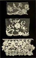 An illustration from Bobbins of Belgium; a book of Belgian lace, lace-workers, lace-schools and lace-villages (1920)