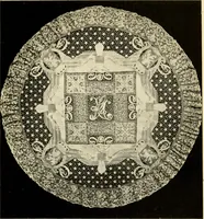 An illustration from Bobbins of Belgium; a book of Belgian lace, lace-workers, lace-schools and lace-villages (1920)