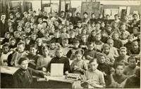 An illustration from Bobbins of Belgium; a book of Belgian lace, lace-workers, lace-schools and lace-villages (1920)