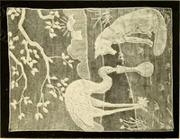 An illustration from Bobbins of Belgium; a book of Belgian lace, lace-workers, lace-schools and lace-villages (1920)