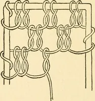 An illustration from Bobbins of Belgium; a book of Belgian lace, lace-workers, lace-schools and lace-villages (1920)