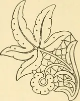 An illustration from Bobbins of Belgium; a book of Belgian lace, lace-workers, lace-schools and lace-villages (1920)