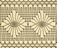 An illustration from Bobbins of Belgium; a book of Belgian lace, lace-workers, lace-schools and lace-villages (1920)