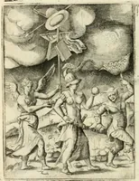 An illustration from Achillis Bocchii Bonon. Symbolicarvm quaestionvm de vniverso genere qvas serio lvdebat libri qvinqve (1555)