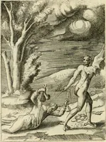 An illustration from Achillis Bocchii Bonon. Symbolicarvm quaestionvm de vniverso genere qvas serio lvdebat libri qvinqve (1555)