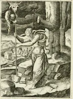 An illustration from Achillis Bocchii Bonon. Symbolicarvm quaestionvm de vniverso genere qvas serio lvdebat libri qvinqve (1555)