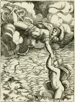 An illustration from Achillis Bocchii Bonon. Symbolicarvm quaestionvm de vniverso genere qvas serio lvdebat libri qvinqve (1555)