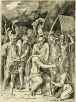 An illustration from Achillis Bocchii Bonon. Symbolicarvm quaestionvm de vniverso genere qvas serio lvdebat libri qvinqve (1555)