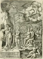 An illustration from Achillis Bocchii Bonon. Symbolicarvm quaestionvm de vniverso genere qvas serio lvdebat libri qvinqve (1555)