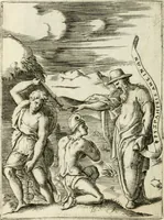 An illustration from Achillis Bocchii Bonon. Symbolicarvm quaestionvm de vniverso genere qvas serio lvdebat libri qvinqve (1555)