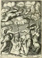 An illustration from Achillis Bocchii Bonon. Symbolicarvm quaestionvm de vniverso genere qvas serio lvdebat libri qvinqve (1555)