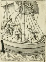 An illustration from Achillis Bocchii Bonon. Symbolicarvm quaestionvm de vniverso genere qvas serio lvdebat libri qvinqve (1555)
