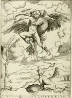An illustration from Achillis Bocchii Bonon. Symbolicarvm quaestionvm de vniverso genere qvas serio lvdebat libri qvinqve (1555)
