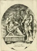 An illustration from Achillis Bocchii Bonon. Symbolicarvm quaestionvm de vniverso genere qvas serio lvdebat libri qvinqve (1555)
