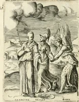An illustration from Achillis Bocchii Bonon. Symbolicarvm quaestionvm de vniverso genere qvas serio lvdebat libri qvinqve (1555)