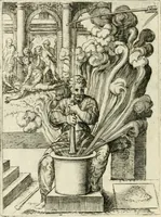 Picture 115 of 152 from Achillis Bocchii Bonon. Symbolicarvm quaestionvm de vniverso genere qvas serio lvdebat libri qvinqve (1555), leaf 257