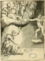 Picture 127 of 152 from Achillis Bocchii Bonon. Symbolicarvm quaestionvm de vniverso genere qvas serio lvdebat libri qvinqve (1555), leaf 287