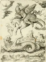 An illustration from Achillis Bocchii Bonon. Symbolicarvm quaestionvm de vniverso genere qvas serio lvdebat libri qvinqve (1555)