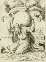 An illustration from Achillis Bocchii Bonon. Symbolicarvm quaestionvm de vniverso genere qvas serio lvdebat libri qvinqve (1555)