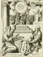 An illustration from Achillis Bocchii Bonon. Symbolicarvm quaestionvm de vniverso genere qvas serio lvdebat libri qvinqve (1555)