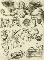 Picture 148 of 152 from Achillis Bocchii Bonon. Symbolicarvm quaestionvm de vniverso genere qvas serio lvdebat libri qvinqve (1555), leaf 357