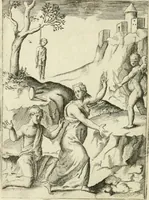 An illustration from Achillis Bocchii Bonon. Symbolicarvm quaestionvm de vniverso genere qvas serio lvdebat libri qvinqve (1555)