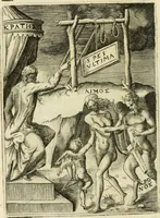 An illustration from Achillis Bocchii Bonon. Symbolicarvm quaestionvm de vniverso genere qvas serio lvdebat libri qvinqve (1555)