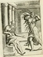 An illustration from Achillis Bocchii Bonon. Symbolicarvm quaestionvm de vniverso genere qvas serio lvdebat libri qvinqve (1555)