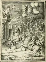 Picture 20 of 152 from Achillis Bocchii Bonon. Symbolicarvm quaestionvm de vniverso genere qvas serio lvdebat libri qvinqve (1555), leaf 61