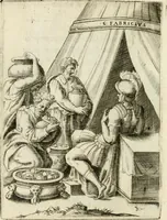 Picture 31 of 152 from Achillis Bocchii Bonon. Symbolicarvm quaestionvm de vniverso genere qvas serio lvdebat libri qvinqve (1555), leaf 83